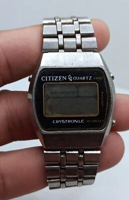 $19.99 • Buy Vintage Citizen Crystron LC Quartz Digital Japan Made 9230 A FORPART/REPAIR#.