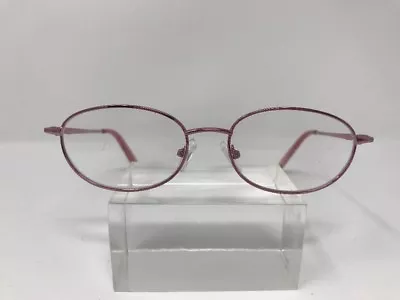 Foster Grant Eyeglasses TP1006 Dhama FWG -125 +124 Clear Chrome Pink F405 • $13.75