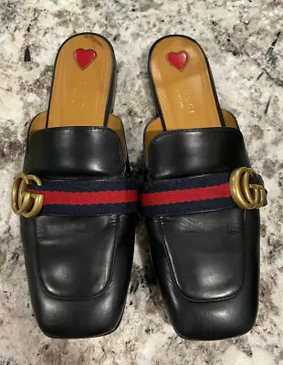 $800 • Buy Gucci Shoes Mule 38 1/2 Black