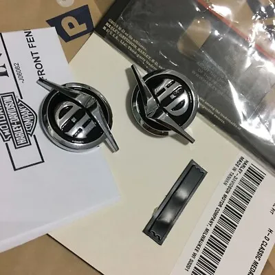 OEM Classic Emblem Road King Medallions Logos Harley Davidson #14100748 2 PCS • $32.71