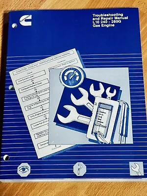 CUMMINS Troubleshooting And Repair MANUAL L10 Engine 240 - 260G • $43.95