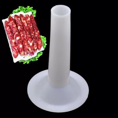 Custom Seasoned Sausages Made Easy With White Sausage Stuffer Attachment Set • $12.36
