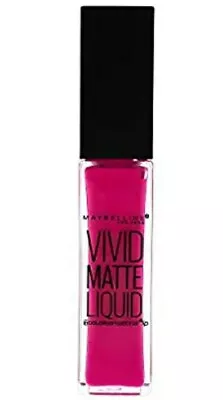 Maybelline Color Sensational Vivid Matte Liquid Lip Color Electric Pink 20 • $3.59