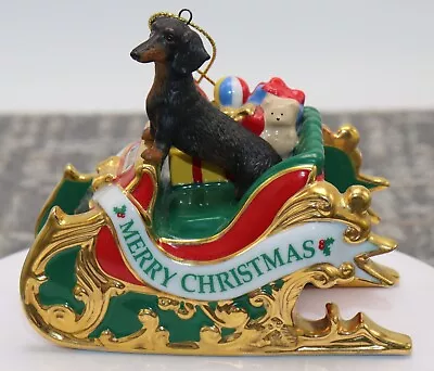 Danbury Mint 2004 Dachshund Delivery Dachshund First Annual Ornament No Box • $16.99