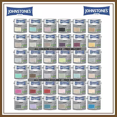 £18.77 • Buy Johnstones Wall Ceiling Silk Emulsion Paint 2.5 Litres - ALL COLOURS 