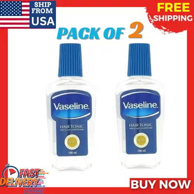 2-Pack Vaseline Hair Tonic & Scalp Conditioner 100ml • $17.90