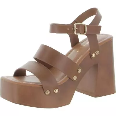 Madden Girl Womens Greenvil Brown Platform Sandals 7 Medium (BM) BHFO 3112 • $25.99