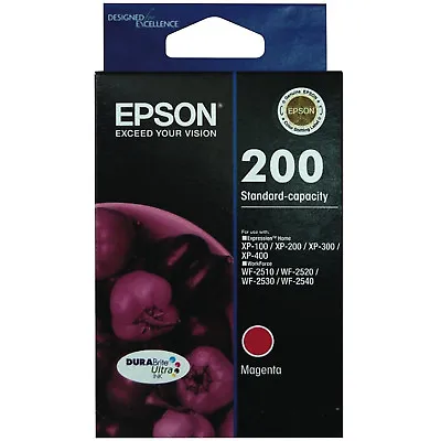 GENUINE Epson 200 Magenta Ink T200392 XP-100 XP-200 XP-300 XP-310 XP-400 • $22.99