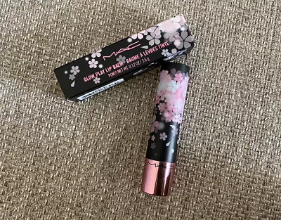 Bnib   Mac - Black Cherry Collection   Blossoms Or Bust Glow Play Lip Balm ! • £28.99