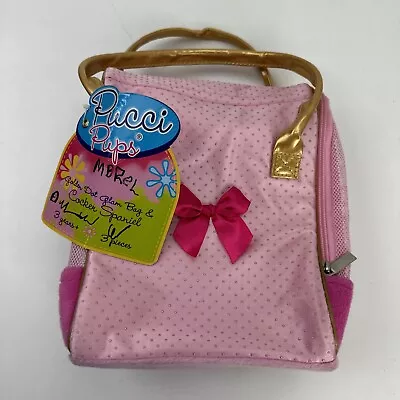 Pucci Pups Pink 10  Carrying Case Bag (Missing Plush) • $8.99