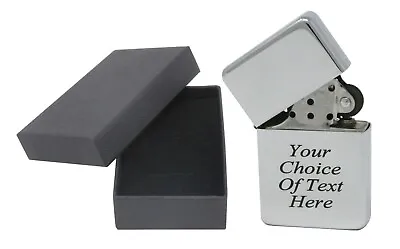 £4.49 • Buy Personalised Engraved Gift Lighter Anniversary Birthday Present With Gift Box