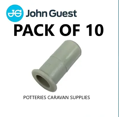 £5.80 • Buy X10 John Guest 12mm Speed Fit Push Fit Pipe Inserts, Cascade 2, Truma, Whale