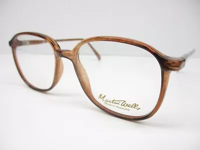 Eyeglasses Martin Wells Anthony Brown 54 Eye Plastic True Vintage NOS • $19.99