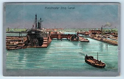 Ship Canal MANCHESTER UK Postcard • £7.58