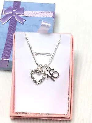 16th Birthday Necklace Gift Milestone Key Charm Gift Boxed Handmade FREEPOST  • £4.79