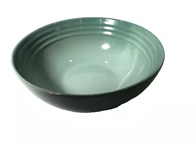 LE CREUSET VANCOUVER STONEWARE SAGE CEREAL SOUP BOWL 26 Oz 6.5  NEW 2NDS • £18.04