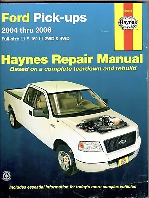 Ford Pick Ups ( 2004 - 2014) Repair Manual By Haynes Manual Publishing. 08 • £19.99