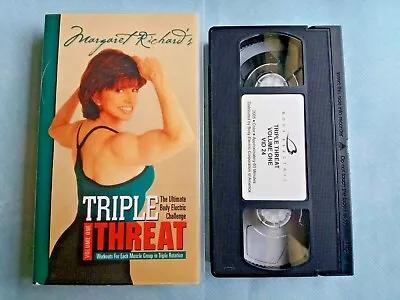 Margaret Richard's Body Electric -Triple Threat Volume 1 (One) (VHS) • $17.92