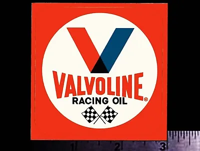 VALVOLINE Racing Oil - Original Vintage 1960's 70's Decal/Sticker - 3 X 3 Inch  • $4.95