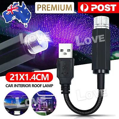 $5.95 • Buy Car Interior Roof LED Star Light USB Atmosphere Starry Night Projector Sky Lamp