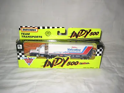 MIB Matchbox Indy 500 Valvoline Racing Tractor Trailer In VG Display Box • $11.99