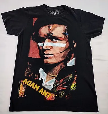$12.99 • Buy Adam Ant Black Cotton T Shirt Adult Size Small Adam And The Ants Bow Wow Wow 80s