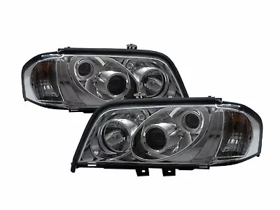 C-CLASS W202 94-00 4D/5D Projector Headlight Chrome EUROPE For Mercedes-Benz RHD • $285.31