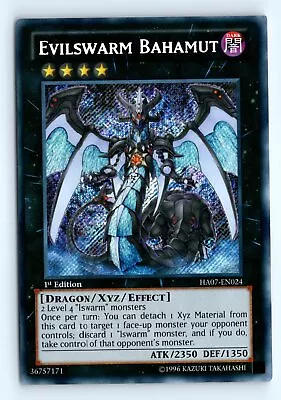 Yu-Gi-Uh Evilswarm Bahamut #HA07-EN024 Hidden Arsenal 7: Knight Of Stars Tcg LP • $2.99