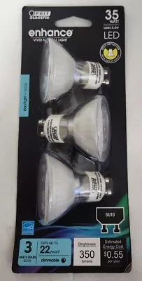 Feit GU10 Bi-Pin 35-Watt  LED Light Bulb 3-PACK • $12.99