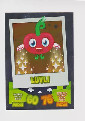 Moshi Monsters Mash Up Trading Card Rainbow Foil LUVLI (Rare) MINT • £2.99