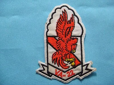  Patch Us Navy Strike Fighter Squadron  Va-22 Fighting   Red Cocks   • $10.98
