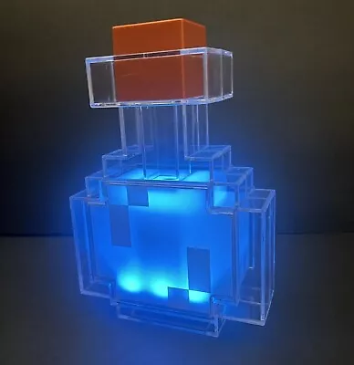 Minecraft Potion Bottle 8 Color Changing LED Night Light Mojang Tested Works Toy • £14.48