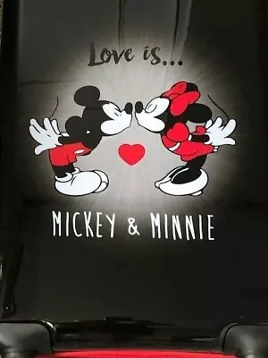 Disney Mickey And Minnie Mouse 'Love Is' Suitcase • £85