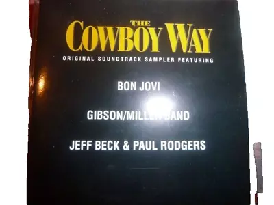 THE COWBOY WAY  Promo  Sampler CD Bon JoviJeff Beck Paul Rodgers 1994 • $12