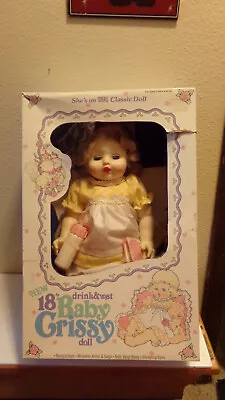 Ideal CBS Toys 1984 18  Drink And Wet Baby Crissy Doll New In Box  • $128.17