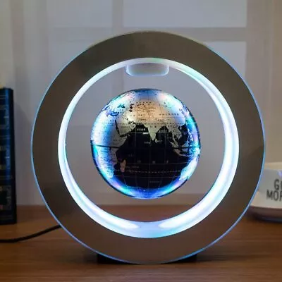 £36.99 • Buy 4 Inch LED World Map Floating Globe Magnetic Levitation Light Anti Gravity Magic