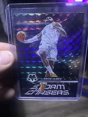LeBron James- 2022-23 Mosaic Storm Chasers Prizm RC #2 Lakers SSP Case Hit • $75
