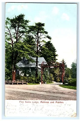 Pine Banks Lodge Malden Melrose Ma Massachusetts Postcard (cb3) • $5.95