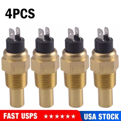 4pcs Fit For VDO Water Temp Gauge 3/8  NPT Sensor Temp Sender Temperature Sender • $36.89