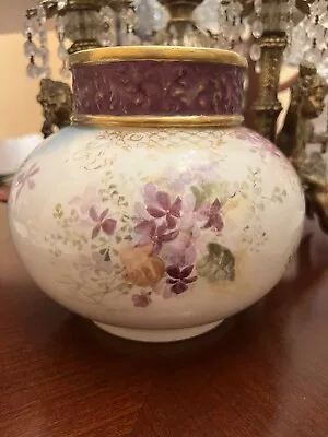 Antique Jean Pouyat Limoges Hand Painted Vase • £82.03