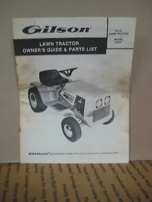 Gilson Montgomery Ward Model 52037 8 Hp Tractor 1973 • $24.95