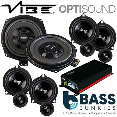 Vibe BMW 5 Series F10/F11 Underseat Subs & Front Rear Speakers & Amp Upgrade Kit • £599