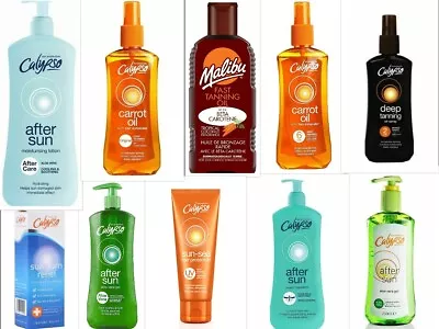 Calypso CARROT Tanning OIL Deep Sun Tan Low SPF 0 6 15 Spray Tanning Extender • £7.79