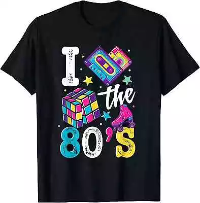 80'S Clothes - 80'S Party Supplies - Eighties Costume T-shirt Size S-5XL • $19.99