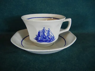 $12.95 • Buy Wedgwood American Clipper Blue Cup And Saucer Set(s)