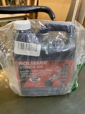 MARSH Rolmark Stencil Ink Black 1 Qt  • $29