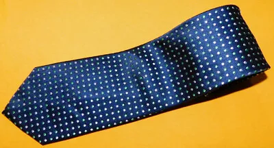 Bugatchi Made In Italy Blue/green/pink Dot Motif Tie - Ties - Designer Ties. • $39.99