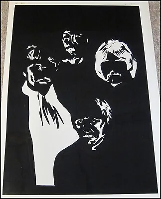 1967 1968 The Beatles Black Light Poster Original Negative RARE 2 • $119.62