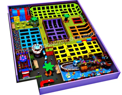 £998291.01 • Buy 25,000 Sqft Commercial Trampoline Park Turnkey Soft Play Rock Ninja We Finance