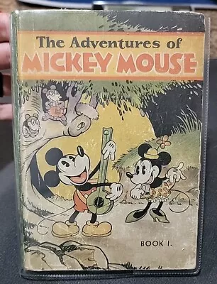 1931 The Adventures Of Mickey Mouse Book 1 1st Edition David Mckay Co Hardcover! • $650
